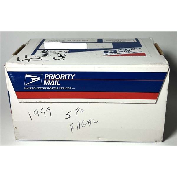 USPS Sealed Box Of 1999 American Silver Eagle PF69 (5-coins)