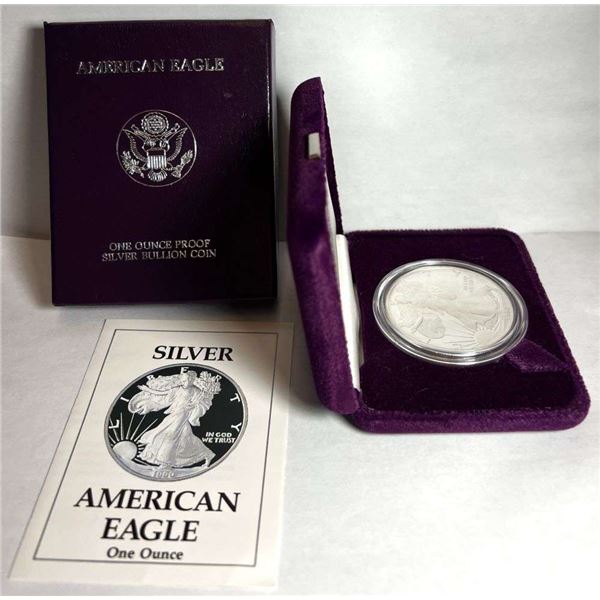 1990-S American Silver Eagle PF69