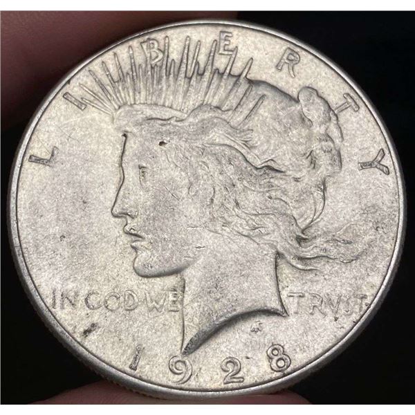 1928-S Peace Silver Dollar XF