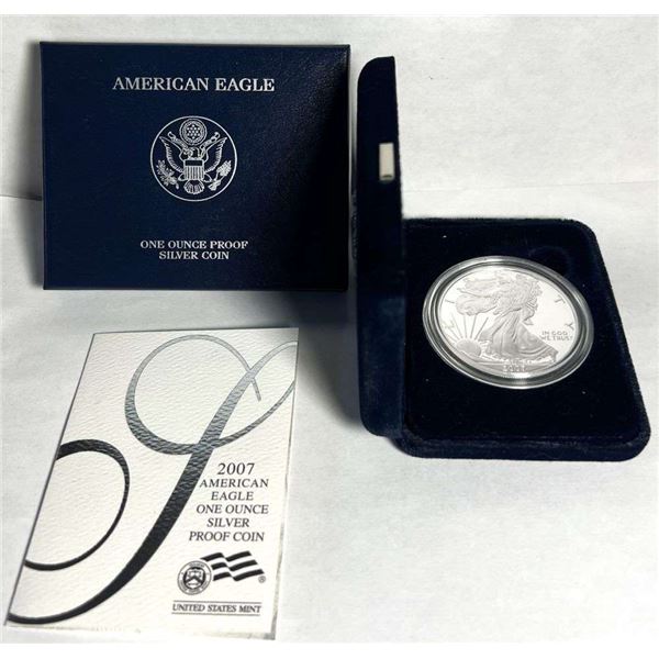 2007-W American Silver Eagle PF69