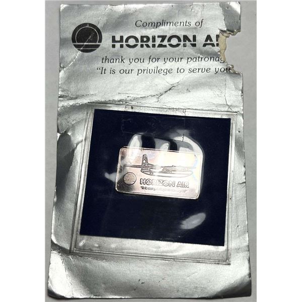 Rare .999 Silver Alaska Horizon Airlines 15 Grams Bar
