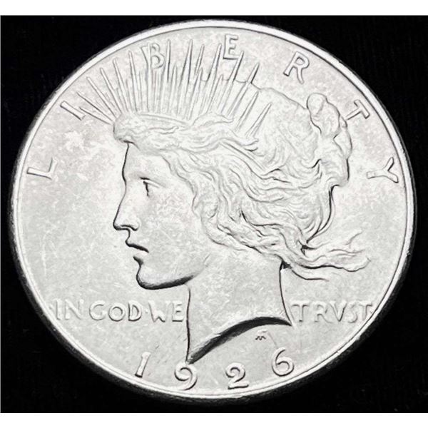 1926-S Peace Silver Dollar Choice AU
