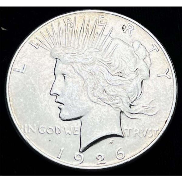 1926-S Peace Silver Dollar Choice AU