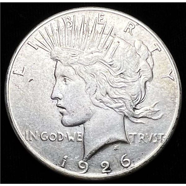 1926-S Peace Silver Dollar Choice AU