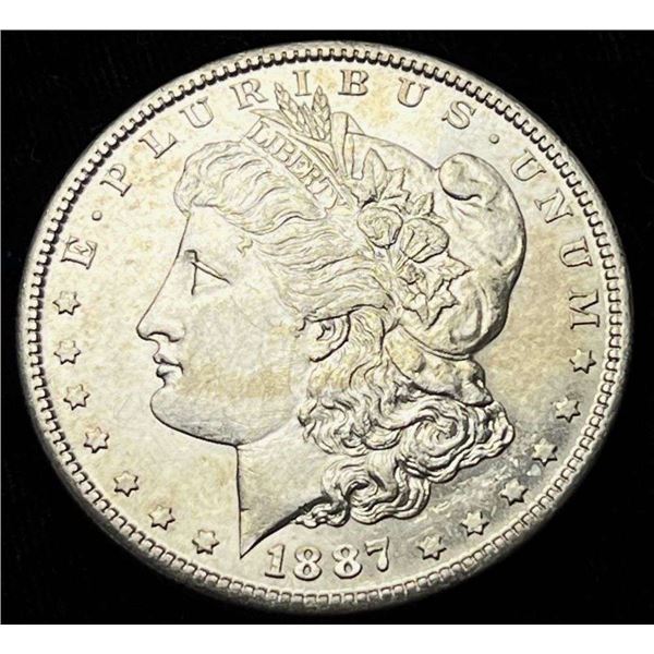 1887-S Morgan Silver Dollar MS62