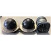 Image 1 : Group of 3 vintage compasses - includes Royal Canadian Air Force radio compass & 2 compensator-gyros