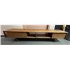 Image 1 : Low bookcase shelf (approx 70" W x 14" L x 15" H)