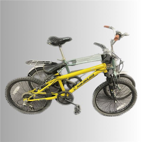 Group of 2 bikes - includes 34" Nakamura Juvy 6-speed & 36" Norco bicycle