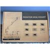 Image 2 : Group of 2 Monitor desk mounts - includes Vivo stand - V002 dual desk mount & full motion monitor de