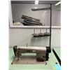 Image 2 : Pfaff - sewing machine w/ sewing machine table (approx 48" W x 20" L x 30" H)