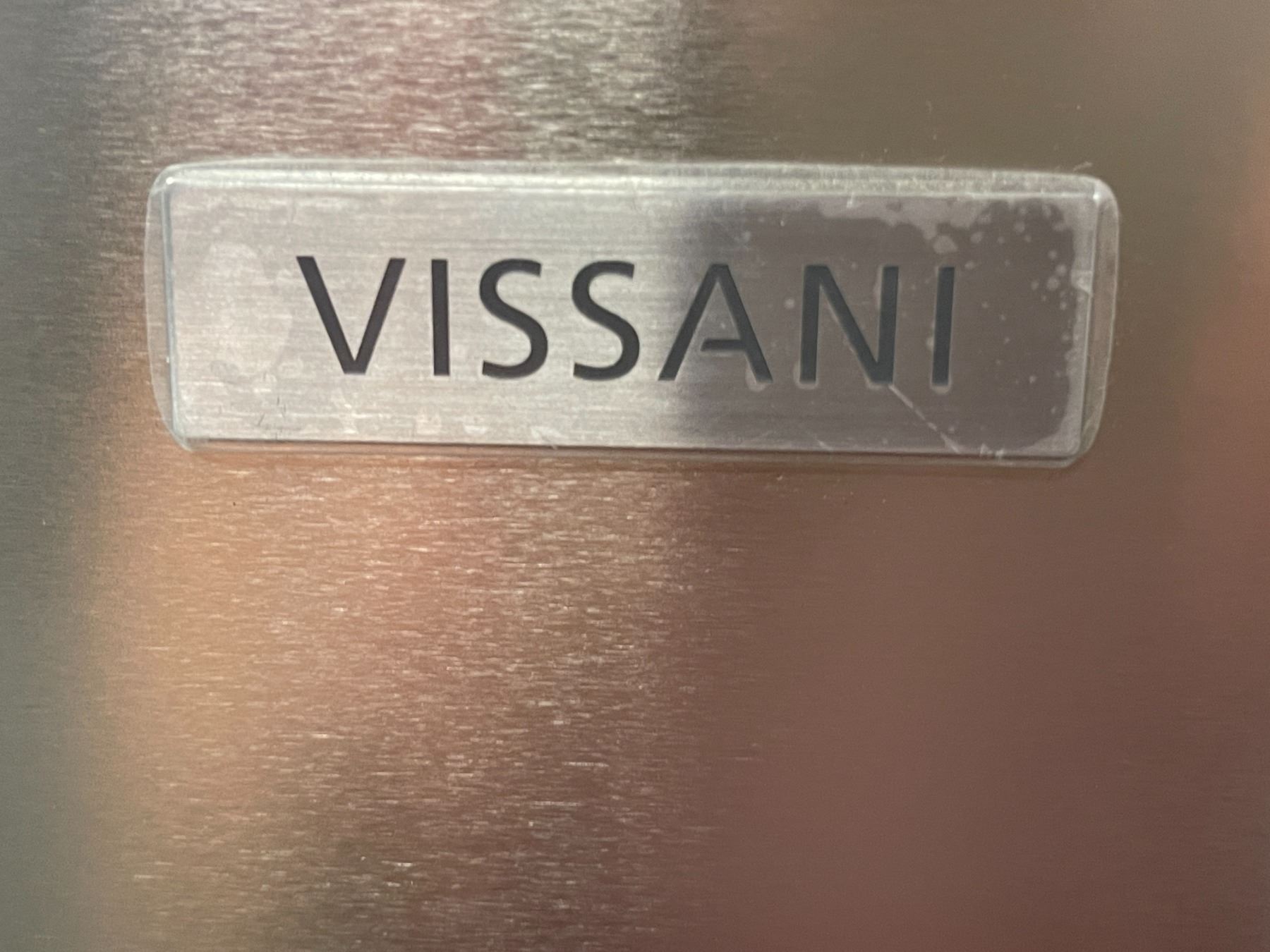Vissani 7.1 cu. ft. Top Freezer Refrigerator in Stainless Steel Look