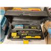 Image 2 : 2 toolboxes full of assorted tools & misc - includes screwdrivers / stainless steel staples / Brad n