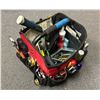 Image 3 : Husky tool bag - full of assorted tools - includes Rona sledge hammer / C-clamp / laser level tape r