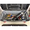 Image 2 : Stanley toolbox full of assorted mechanical & misc - includes wrenches / pliers / screwdrivers / L s