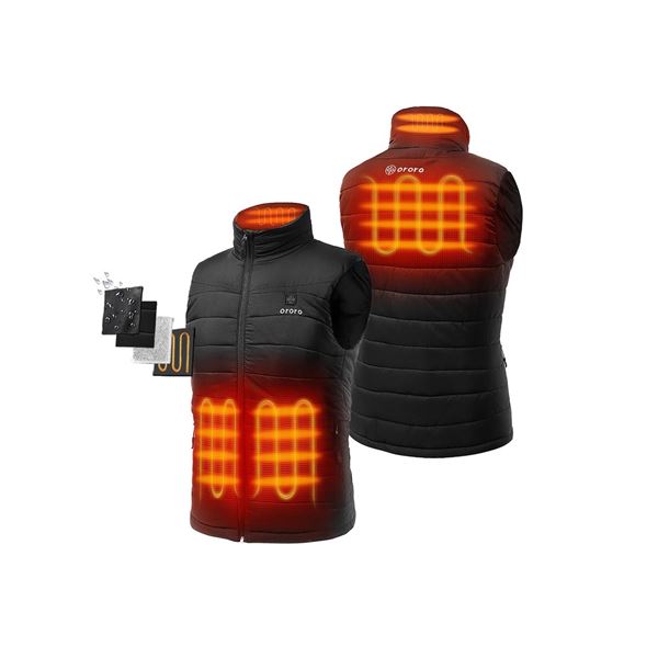 ORORO Men's Heated Padded Vest Size M USA