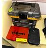 Image 1 : Group of assorted tool accessories - includes screws / Black & Decker drill bits & socket sets etc