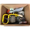 Image 3 : 2 boxes full of assorted tools related items - includes 7" LED versa lite flush mount / work lights 