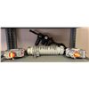 Image 1 : Shelf lot of industrial items - includes pressure regulator / power fuse type etc