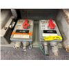 Image 2 : Group of 5 switch boxes - includes circuit lock disconnect switch lock / enclosed switches etc