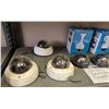 Image 2 : Group of assorted real & dummy waterproof security cameras - includes HikVision etc
