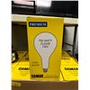 Image 2 : Box lot full of NEW Damar 750 watt clear 130V light bulbs - approx 12 & Eliminator 2M series spotlig