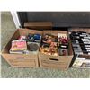 Image 2 : Large lot full of assorted vintage cassettes / CDs / DVDs & tapes - includes Star Wars / Indiana Jon