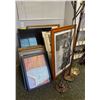 Image 2 : Large group of assorted framed paintings & portraits - includes Air trials / Lion w/ sword etc - app