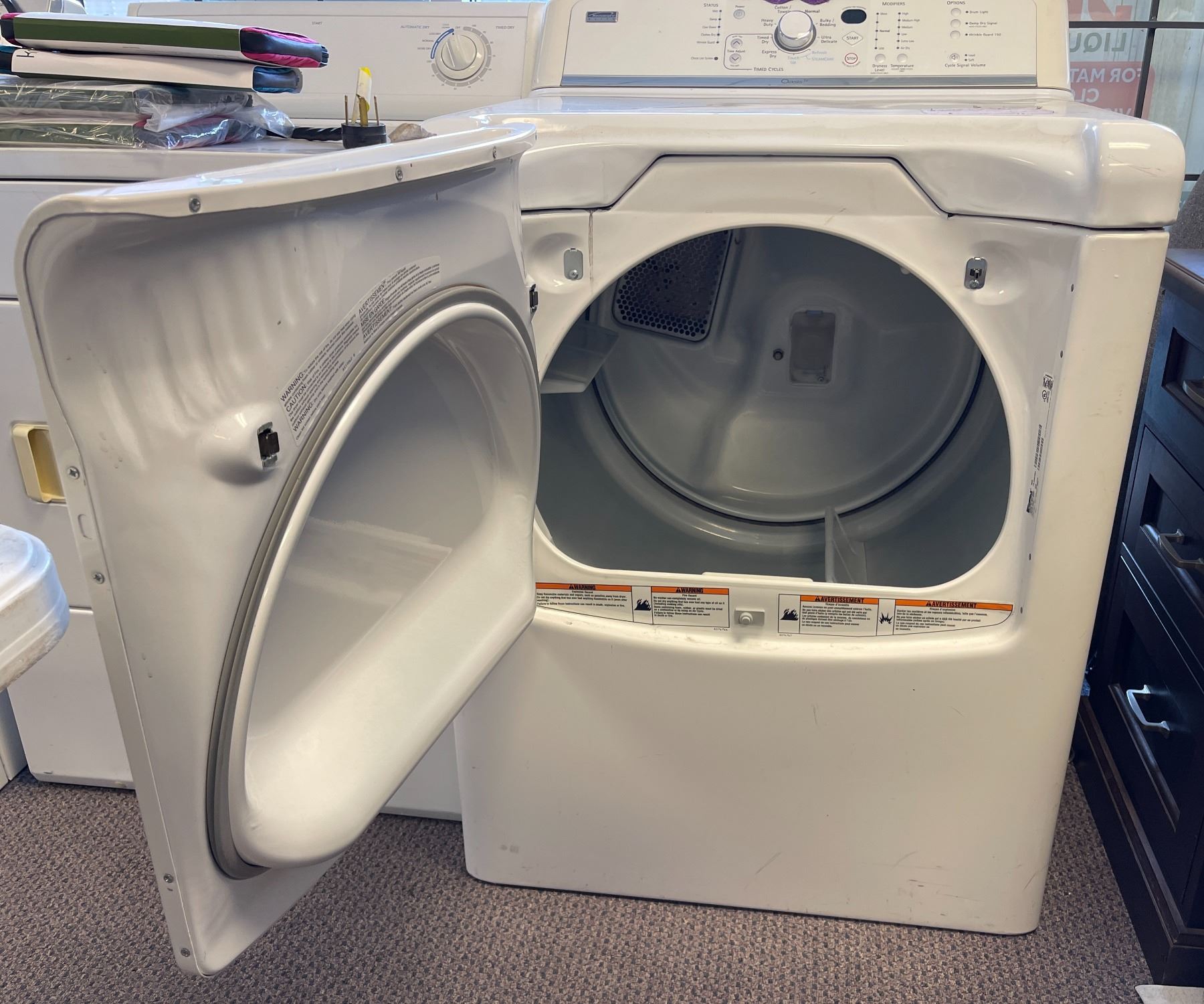 Kenmore Elite front loader HE4T electric wash machine untested selling ... Kenmore elite front loader washing machine