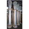 Image 2 : Group of 4 large decorative pillars - approx 12ft tall