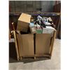 Image 1 : Pallet of assorted misc items - includes LED vanity fixtures / Moisture recovery shampoo bottles / g