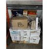 Image 1 : Pallet of assorted misc items - includes baby clothes / undergarments / fabric hangers / umbrellas /