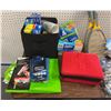 Image 2 : Table lot full of assorted misc items - includes Stinger bug zappers / windup flashlight / first aid