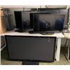 Image 1 : Group of 5 assorted TVs - includes Panasonic 50" plasma HDTV / RCA 32" TV / LG 42" HDMI TV etc