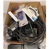 Image 8 : Group of assorted misc items - includes anchor ring kits / assorted hooks / NXT printer cables / USB