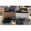 Image 1 : Group of assorted items - includes Dream Vision goggles / Electrohome / Elura video camcorder