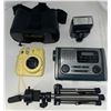 Image 2 : Group of assorted items - includes Dream Vision goggles / Electrohome / Elura video camcorder