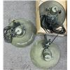 Image 3 : 2 boxes of army green farmhouse lights