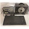 Image 1 : Group of 3 vintage electronic items - includes Precision signal generator - series E-100-C / Dynamic