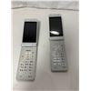 Image 2 : Group of 2 Dacomo P-01F (white) phones - without chargers