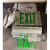Image 1 : Group of 6 Exit - includes edgelit LED exit lighting fixture
