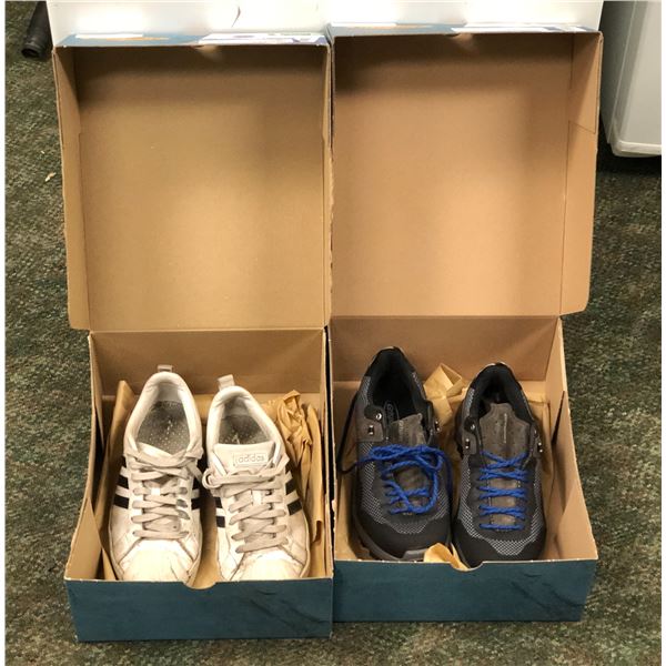 2 pairs of shoes - includes NEW Grisport Bellagio 4 shoes - sz 40 & Adidas sneakers sz 8 1/