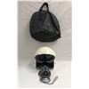 Image 1 : Fighter Pilot Prop Helmet w/ Gas Mask & bag