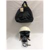 Image 1 : Fighter Pilot Prop Helmet w/ Gas Mask & bag