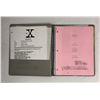 Image 1 : "The X-Files" - Unrequited Episode # 4X16 pink. blue & white original scripts