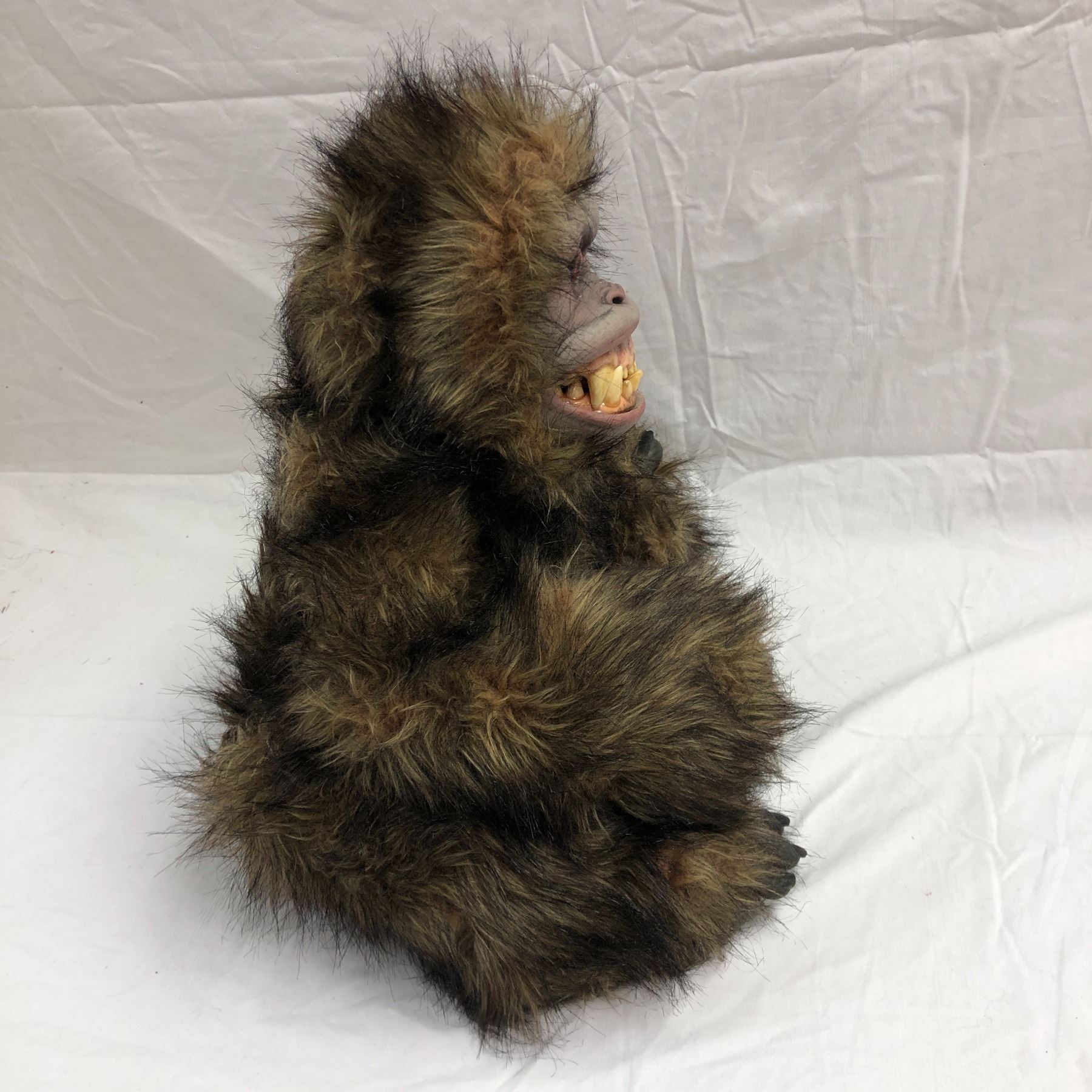 Custom-designed evil monkey prop