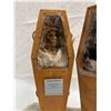Image 2 : Custom-made decorative coffins w/ skeletons. Made for Bill & Maureen Terezakis (approx. 14in wide x