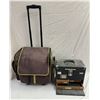 Image 1 : Makeup kit case w/ rolling travel bag