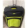 Image 3 : Group of 2 assorted travel luggage bags (orange locked - pin unknown)