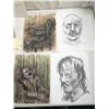 Image 2 : "Black Autumn/ The Wood Cutter" 2003 original concept sketches of monsters/ misc. creatures by Bill