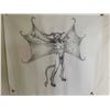 Image 3 : "Devour" 2004 Baphomete She-Goat Devil original concept sketches/drawings of Baphomete/ victims/ sna